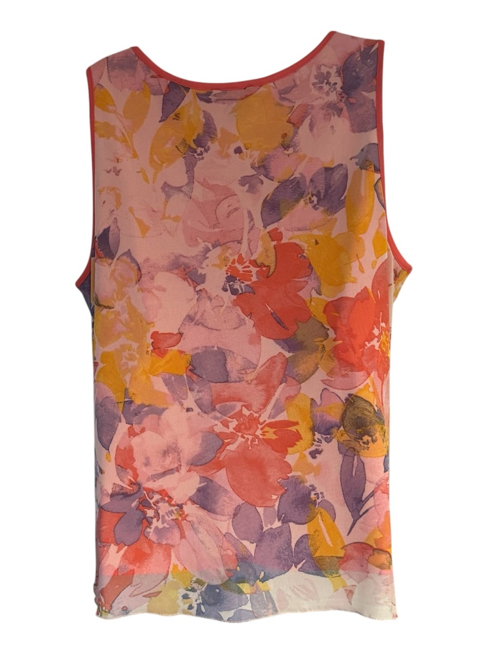 Antthony Floral Scoop Neck Tank Top - Gorgeous   XLARGE   #Z - Picture 5 of 8